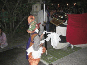 若宮祭宵宮（三面獅子舞）