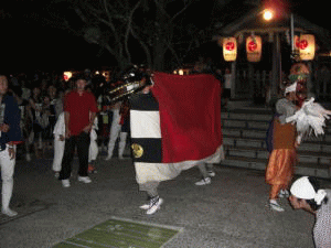 若宮祭宵宮（三面獅子舞）