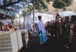 初午祭神前式【顯國神社稲荷社】