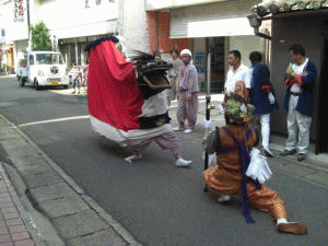 三面獅子舞（若宮祭）