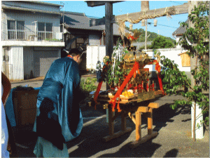 例祭の浜宮神前式