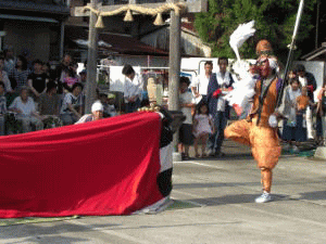 御旅所三面獅子舞（南恵比須神社）