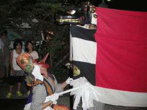 若宮祭宵宮三面獅子舞