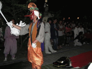 若宮祭宵宮三面獅子舞