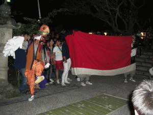 若宮祭宵宮三面獅子舞