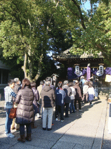 顯國神社の初詣（正月）