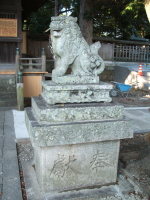 昭和３年１１月御大典記念の狛犬